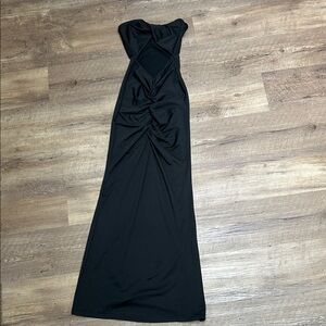 Chic Strapless Black Dress